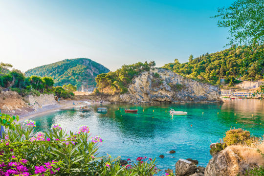 Bucht auf Corfu